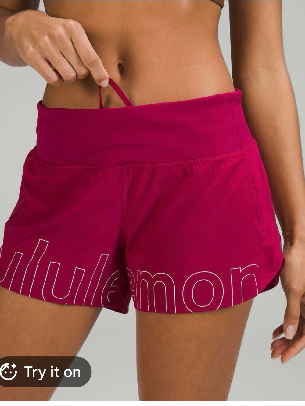 Lululemon Speed Up Mid-Rise Lined
Short 4" size 4